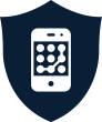 Patented SecureScreen<sup>TM</sup> Technology (Touchscreen locks) Icon